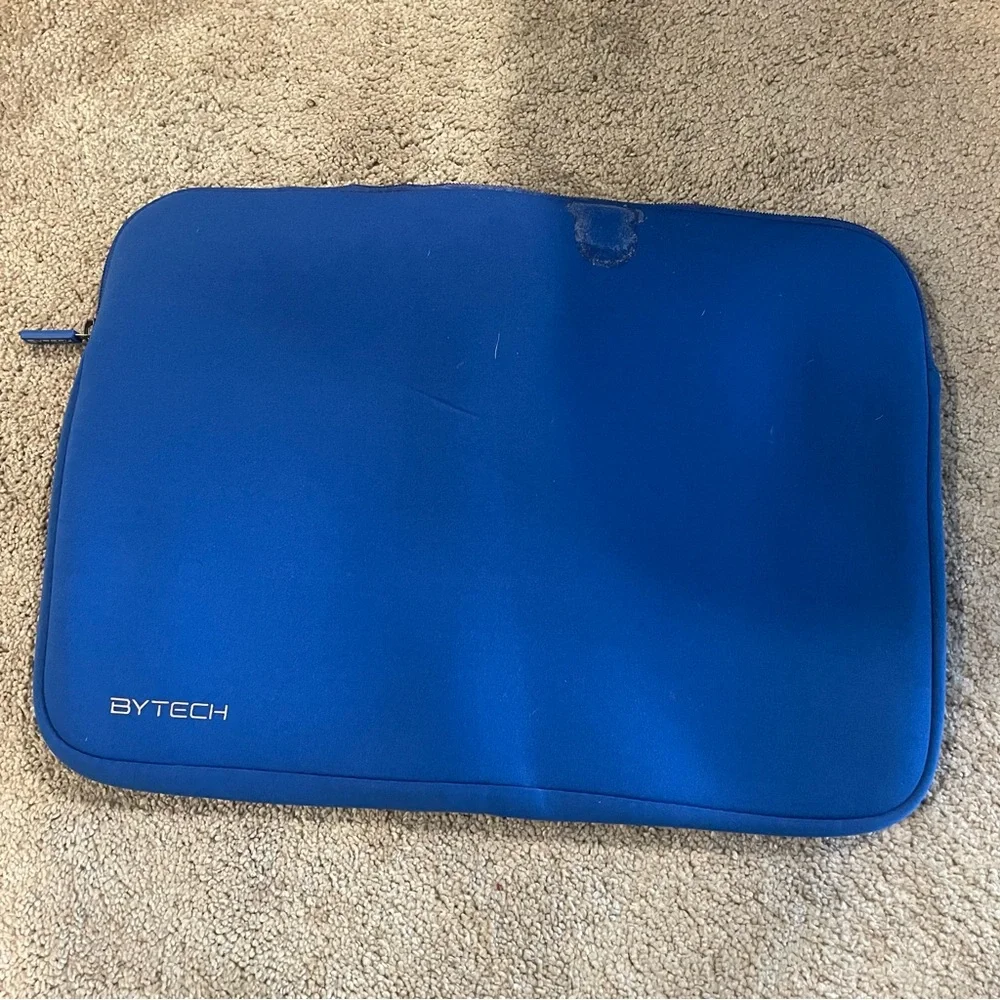 Blue laptop case